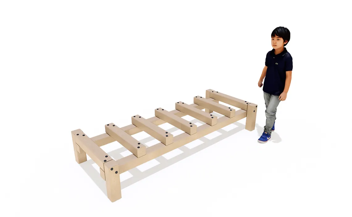 Home Front Ladder Walk play trail